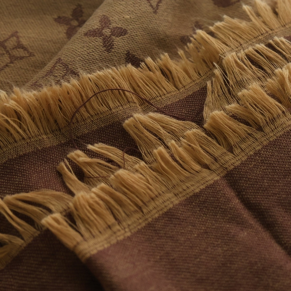 LOUIS VUITTON(ルイヴィトン) ショールモノグラム ストール ブラウン