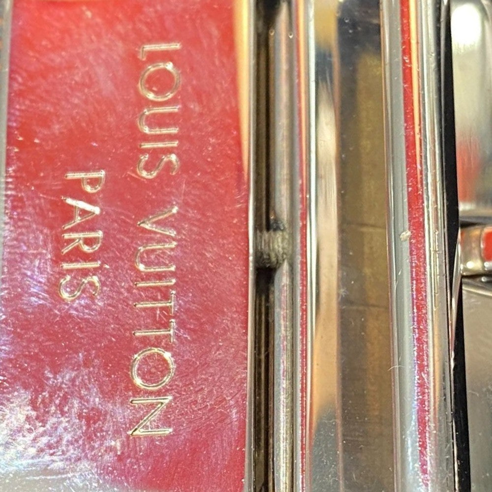 LOUIS VUITTON(ルイヴィトン) ダミエ サンチュール ベルト シルバー金具 ブラウン PVC M9154 レディース