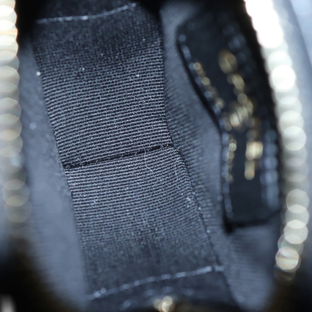 CHANEL(シャネル) ミニハートバッグチャーム ミニポーチ 小物入れ ケース ブラック ゴールド金具 ラムスキン AP4838