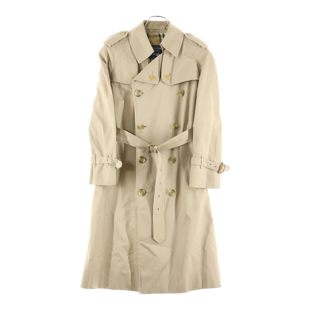 BURBERRY(バーバリー) 裏地ノバチェック総柄 コットン トレンチ ロング コート ベージュ