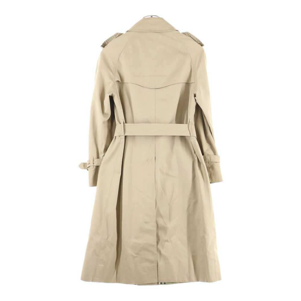 BURBERRY(バーバリー) 裏地ノバチェック総柄 コットン トレンチ ロング コート ベージュ