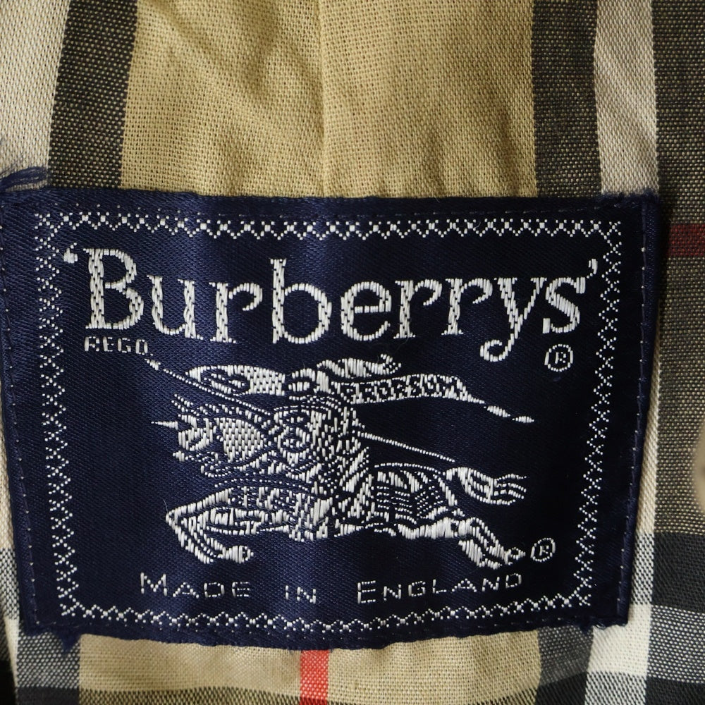 BURBERRY(バーバリー) 裏地ノバチェック総柄 コットン トレンチ ロング コート ベージュ