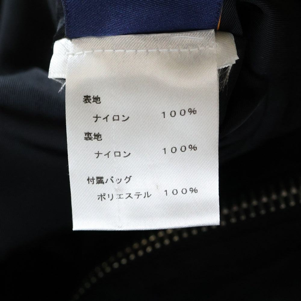 LOUIS VUITTON(ルイヴィトン) LV総柄 フード付ナイロンリバーシブルウィンドブレーカー ブルゾン ブラック/ネイビー HFB46WPIS