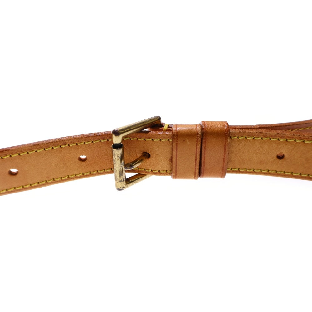 LOUIS VUITTON(ルイヴィトン) モノグラム ミュゼットサルサ レザーショルダーバッグ ブラウン M51256