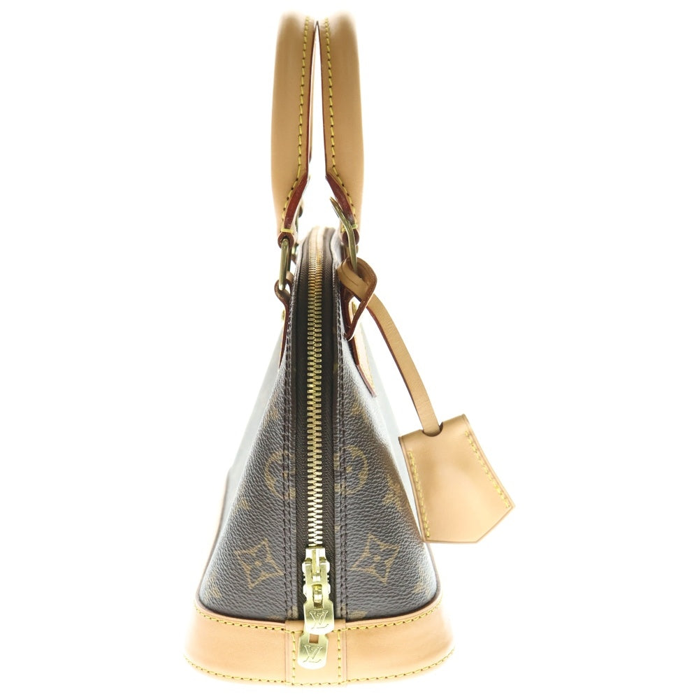 LOUIS VUITTON(ルイヴィトン) モノグラム アルマBB 2WAYバッグ ハンドバッグ ショルダーバッグ ブラウン レザー×PVC ゴールド金具 M46990