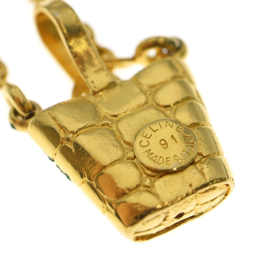 CELINE(セリーヌ) セリーヌ91 バケツモチーフ チャーム ゴールド GP ヴィンテージ