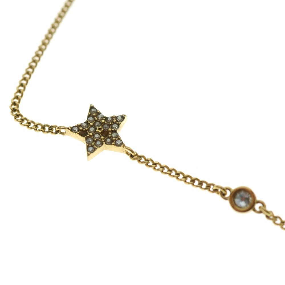 Christian Dior(クリスチャンディオール) CDロゴ ストーン スター