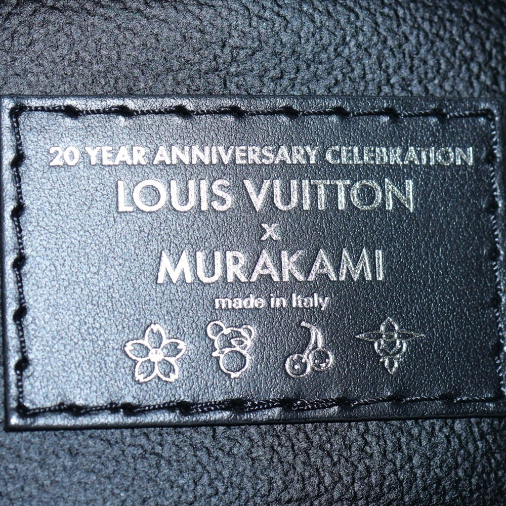 LOUIS VUITTON(ルイヴィトン) モノグラム マルチカラー ニース ミニ ハンドバッグ ポーチ ケース バニティ ブラックレザー×PVC シルバー金具 M13747