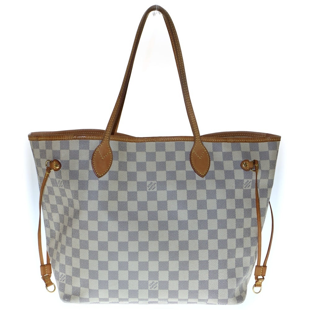 ルイヴィトン トートバッグ ダミエ・アズール ネヴァーフルホワイト中古レディース LOUIS VUITTON(ルイヴィトン) ダミエアズール ネヴァーフルMM 旧型