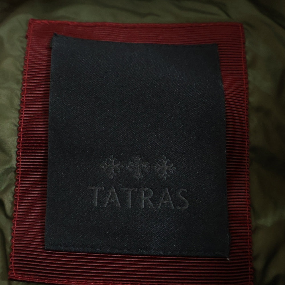 TATRAS(タトラス) NARAH ナラ フーデッド ジップアップ ダウン ロング ジャケット コート カーキ レディース LTLA21A4226-D