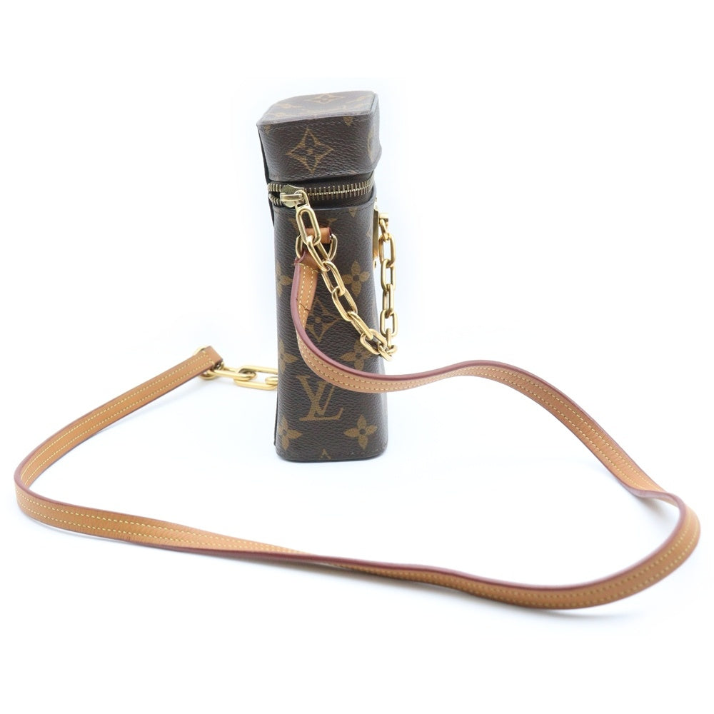 LOUIS VUITTON(ルイヴィトン) モノグラム フォーン ボックス ショルダーバッグ ブラウン PVC×レザー RFID M44914