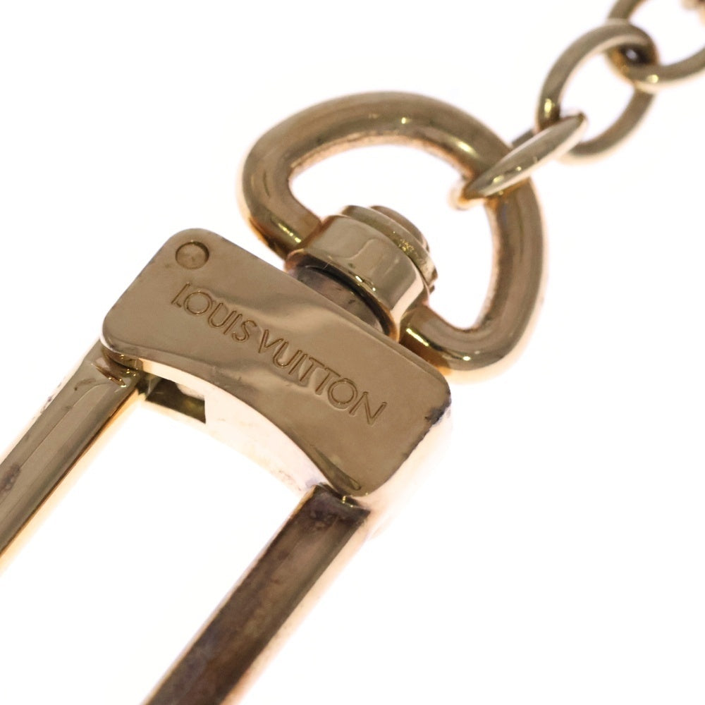 LOUIS VUITTON(ルイヴィトン) ポルトクレイニシャル バッグチャーム キーホルダー キーリング ゴールド M61020