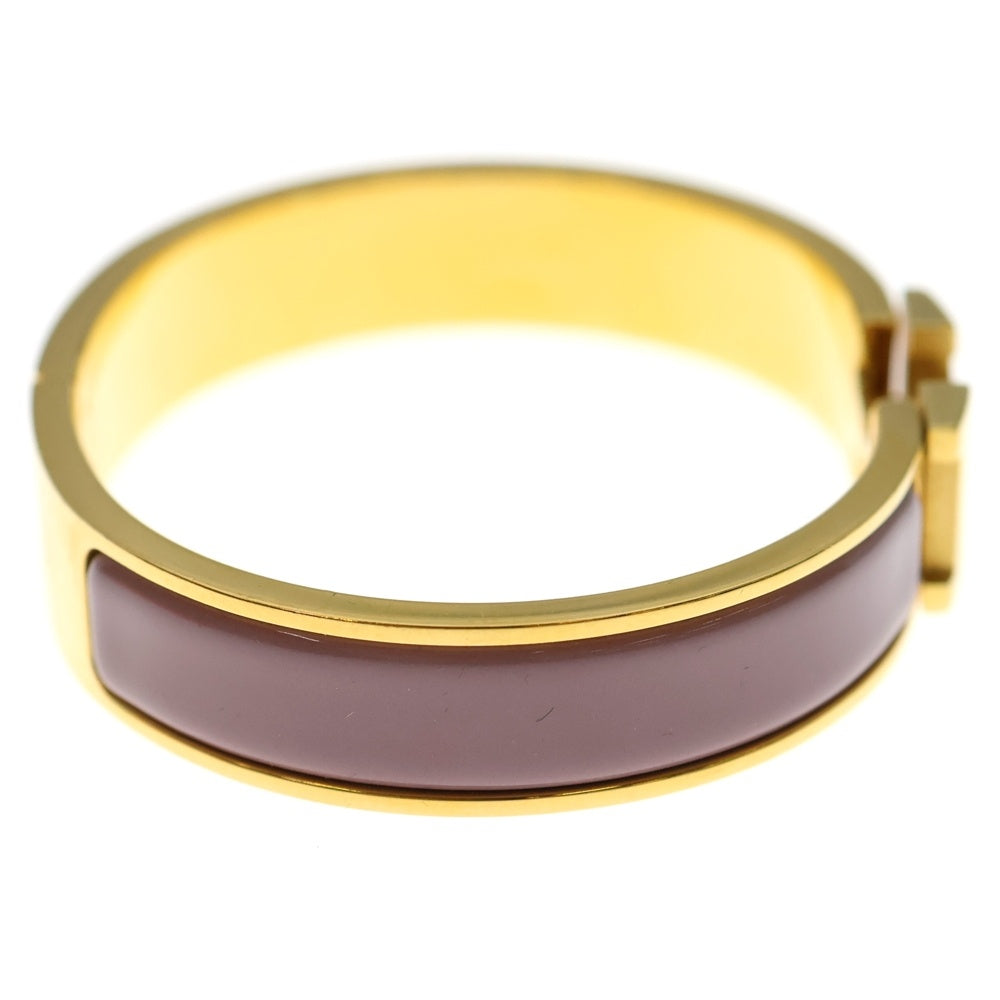 HERMES(エルメス) クリッククラックPM Hロゴブレスレット バングル GD