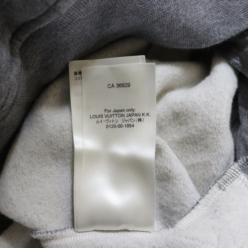LOUIS VUITTON(ルイヴィトン) 22AW モノグラム サークルカットプルオーバースウェットパーカー グレー RM222Q UYR HNY40W