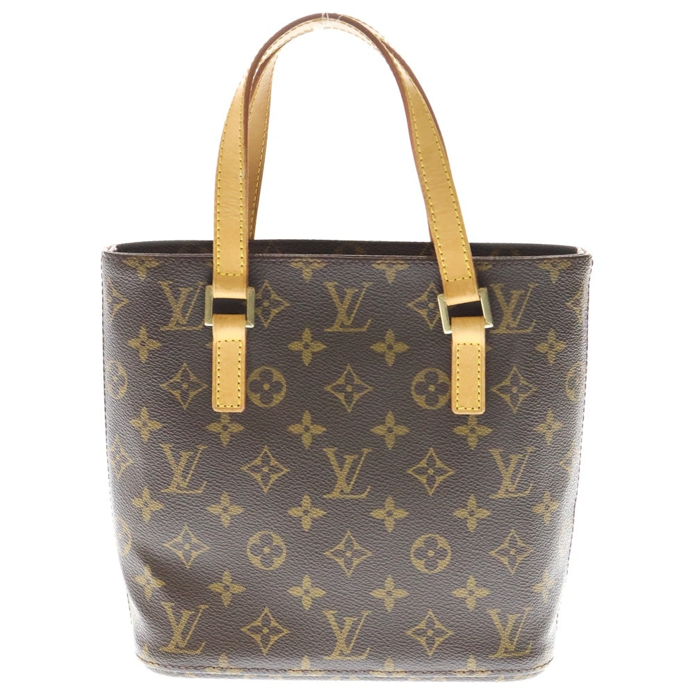 LOUIS VUITTON(ルイヴィトン) モノグラム ヴァヴァンPM ハンドバッグ ミニトートバッグ ブラウン レザー×PVC M51172 ゴールド金具