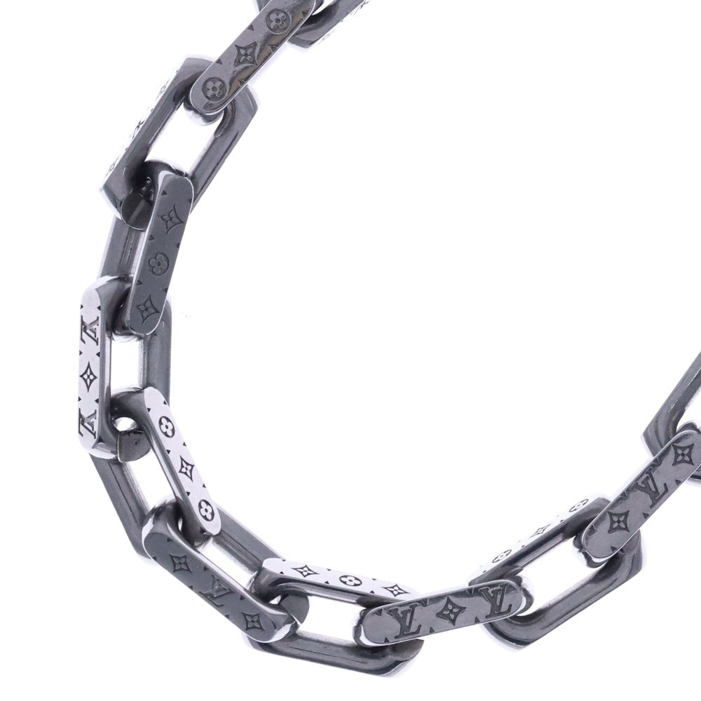 LOUIS VUITTON(ルイヴィトン) コリエ・チェーン モノグラム ネックレス ペンダント チェーン シルバー M64196