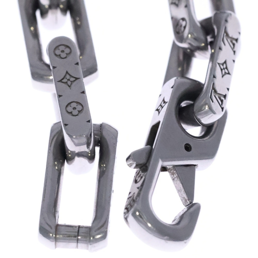 LOUIS VUITTON(ルイヴィトン) コリエ・チェーン モノグラム ネックレス ペンダント チェーン シルバー M64196