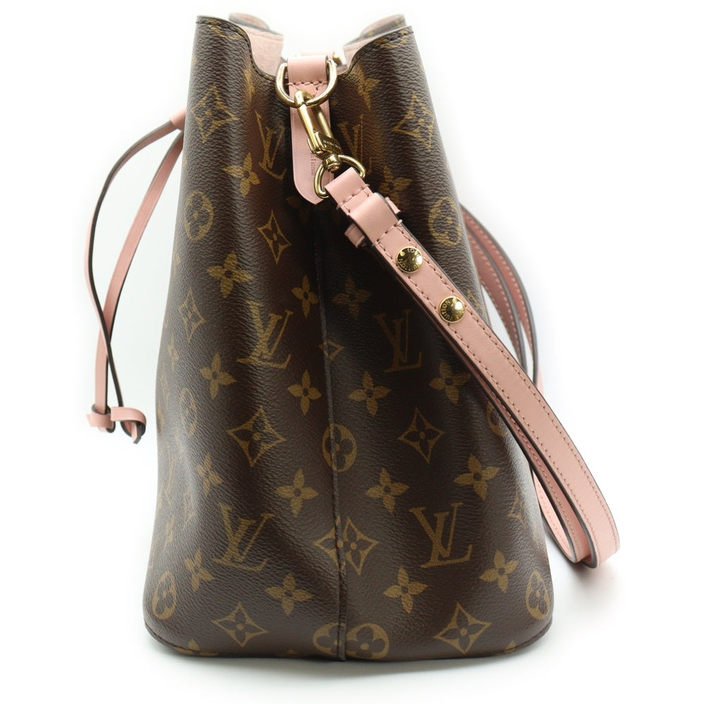 LOUIS VUITTON(ルイヴィトン) ルイヴィトン モノグラム ネオノエ 2WAYバッグ ハンドバッグ ショルダーバッグ ブラウン×ピンク レザー×PVC M44022 ゴールド金具