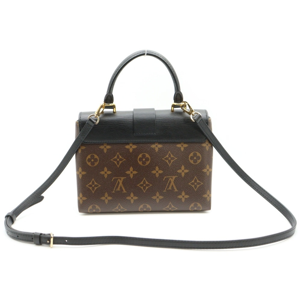 LOUIS VUITTON(ルイヴィトン) モノグラム ロッキーBB 2WAYバッグ ショルダーバッグ ハンドバッグ ブラウン×ブラック レザー×PVC M44141 ゴールド金具