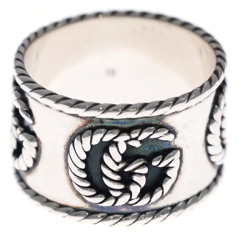 GUCCI(グッチ) GGマーモント ダブルGリング 指輪 シルバー 627753