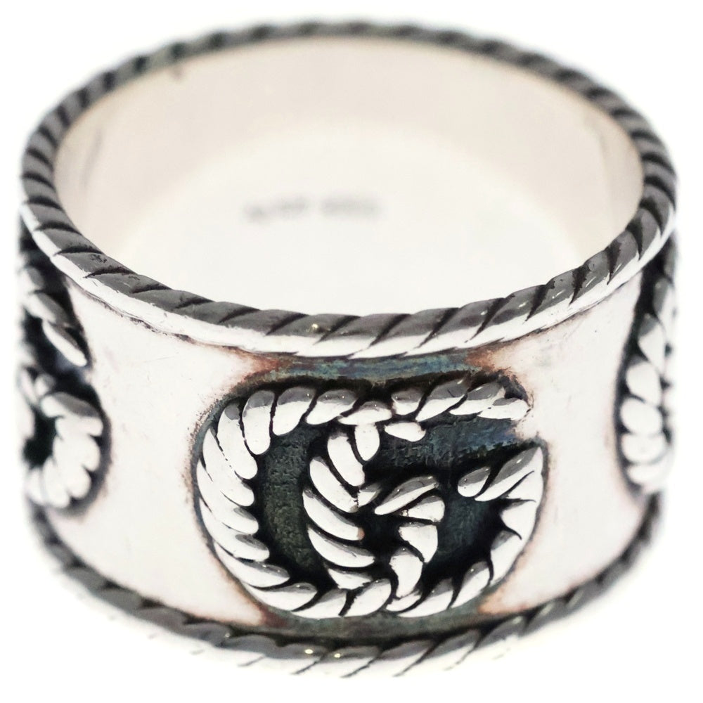 GUCCI(グッチ) GGマーモント ダブルGリング 指輪 シルバー 627753