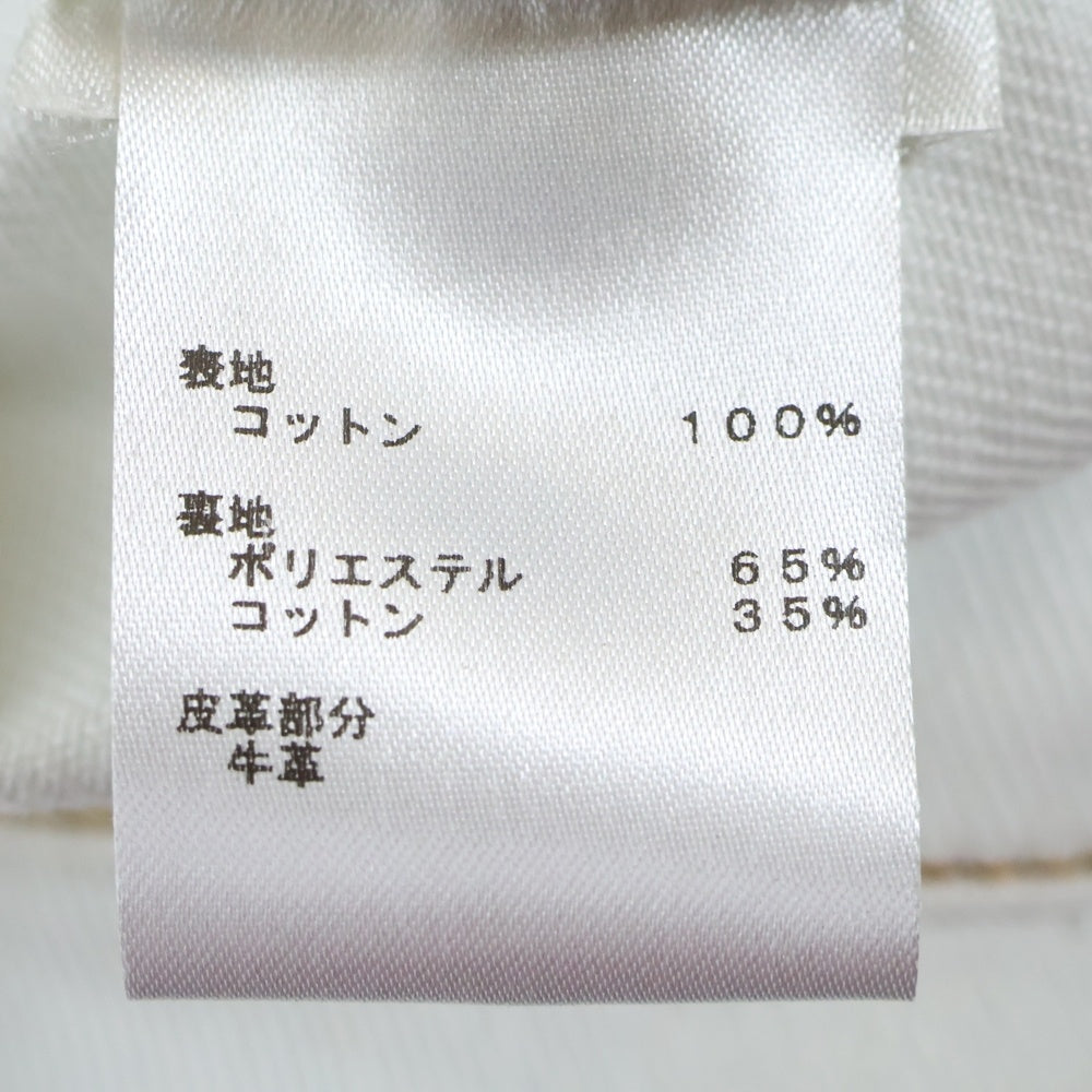 LOUIS VUITTON(ルイヴィトン) 23SS LVスプレー レザーパッチ モノグラム デニム トラッカージャケット ホワイト/ブルー RM231M U14 HOA10W