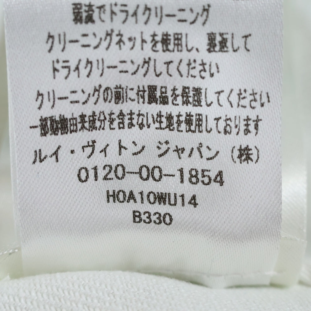 LOUIS VUITTON(ルイヴィトン) 23SS LVスプレー レザーパッチ モノグラム デニム トラッカージャケット ホワイト/ブルー RM231M U14 HOA10W