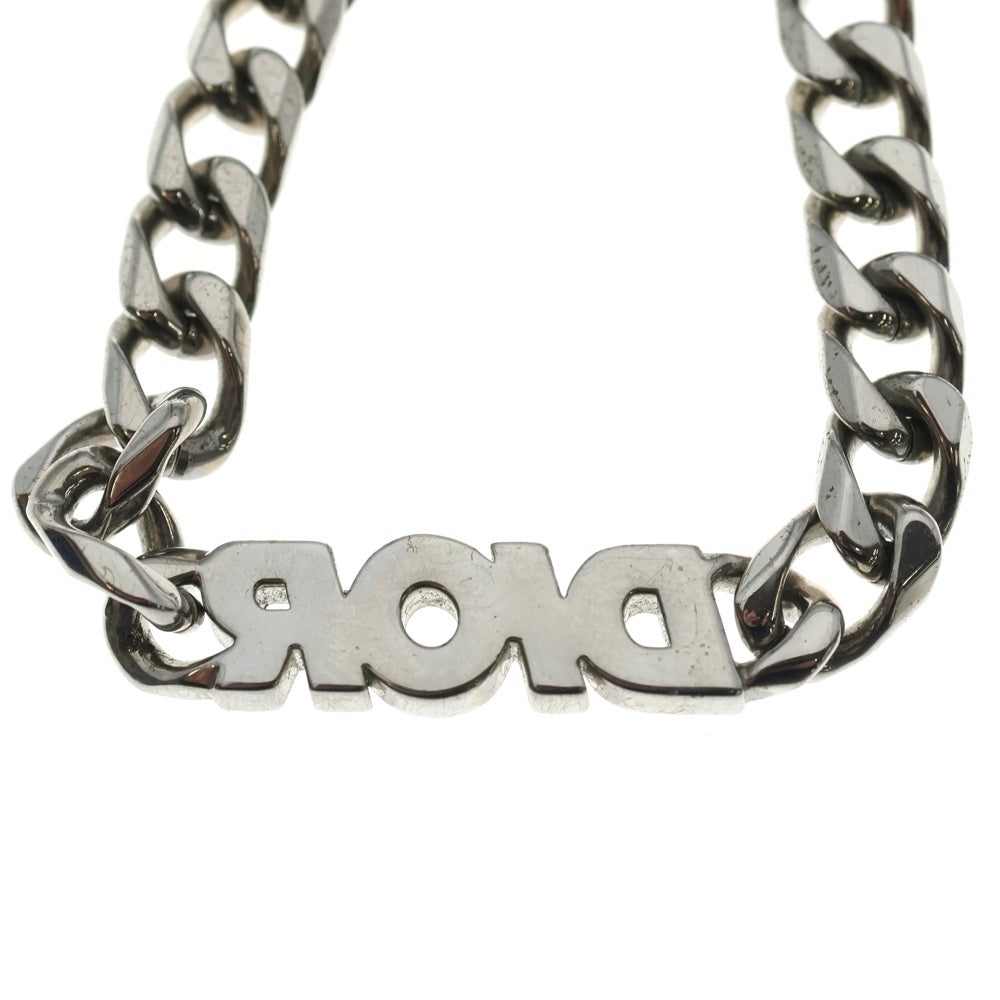 Dior HOMME(ディオールオム) ロゴラインストーン チェーン ネックレス