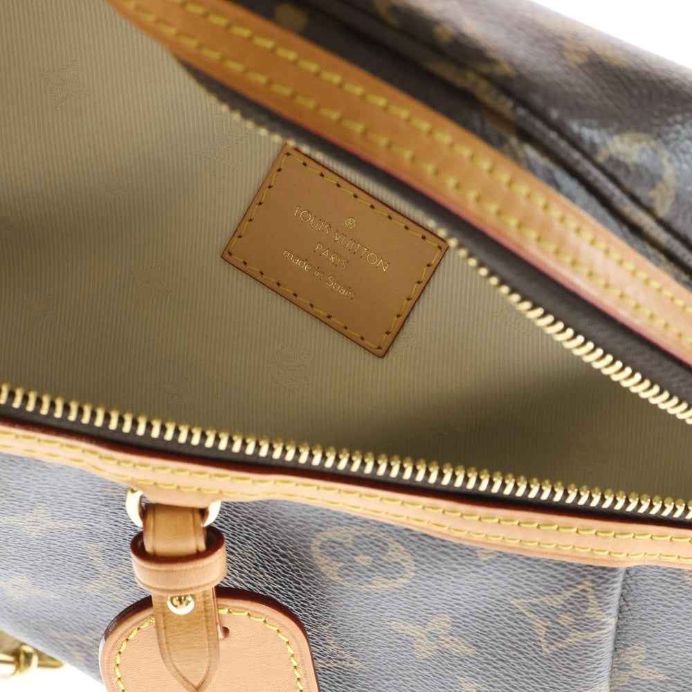 LOUIS VUITTON(ルイヴィトン) モノグラム ハイ・ライズ バムバック レザーボディバック ウエストバッグ ブラウン M46784