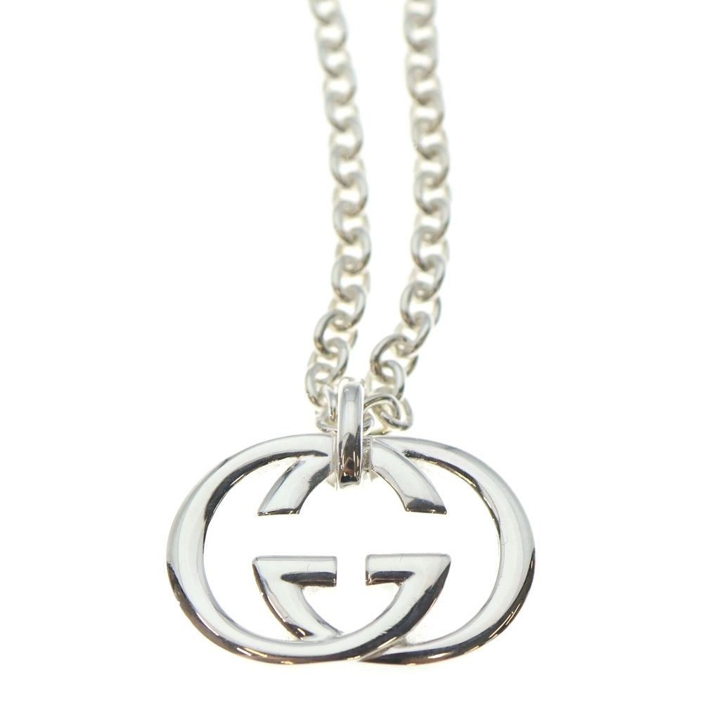 GUCCI(グッチ) インターロッキングG ネックレス ペンダント チェーン シルバー Ag925