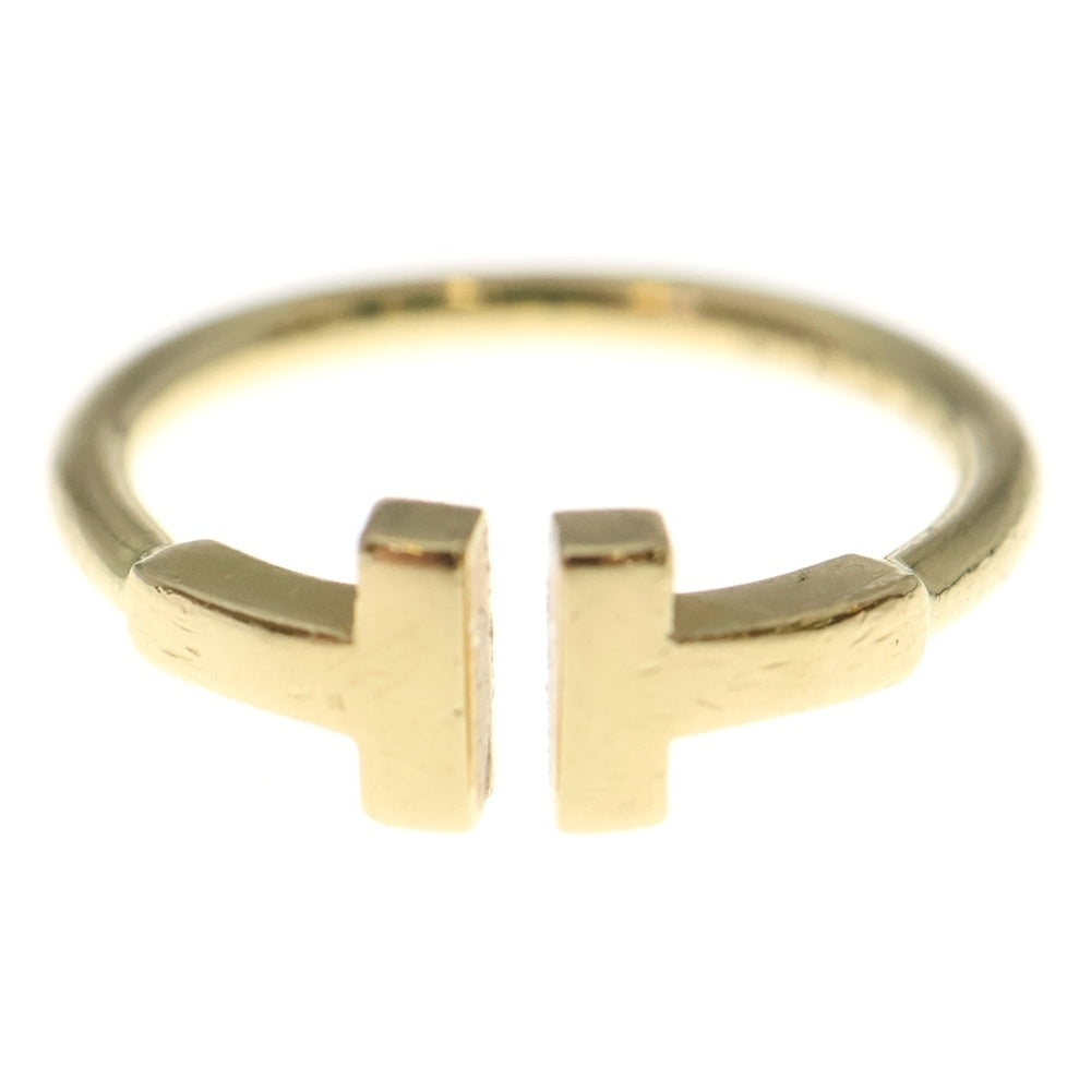 TIFFANY & Co.(ティファニー) Tワイヤー リング Au750 K18 指輪 イエローゴールド