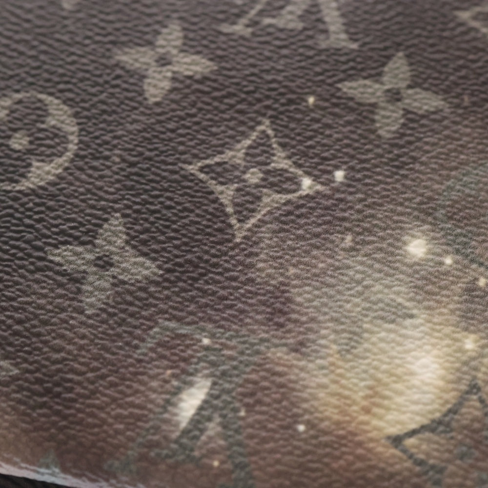 LOUIS VUITTON(ルイヴィトン) モノグラムギャラクシー アルファ TR ポーチ トリプルポーチ ケース 収納 クラッチバッグ ダークグレー M44177