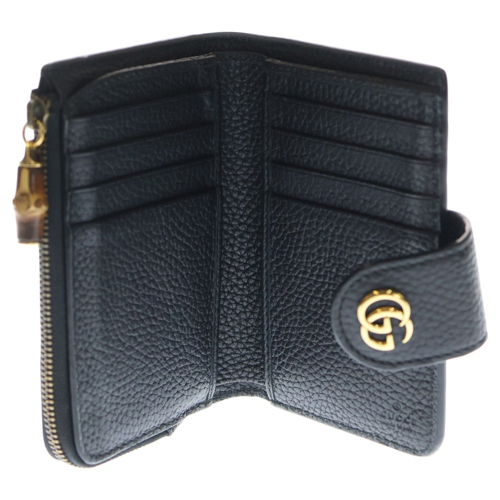 GUCCI(グッチ) ダブルGミディアムウォレット コンパクトウォレット 二
