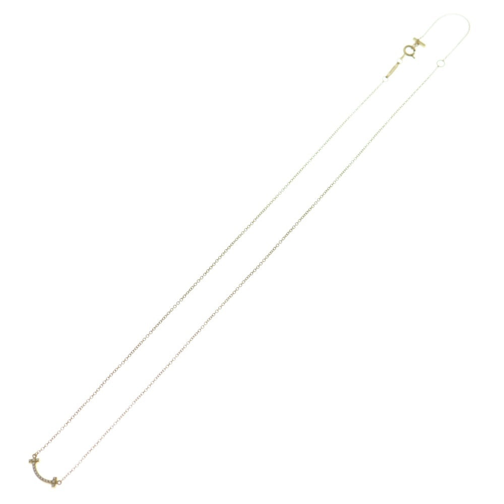 Tiffany&Co. Tスマイル ミニ AU750 ネックレス 【iy】 Tiffany&Co. Tスマイル ミニ AU750 ネックレス 【iy】 ティファニー