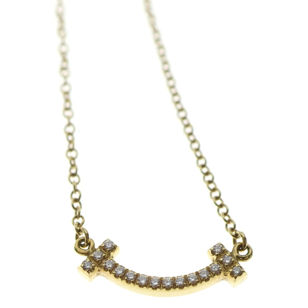 TIFFANY & Co.(ティファニー) Tスマイル ミニ ダイヤ ネックレス Au750