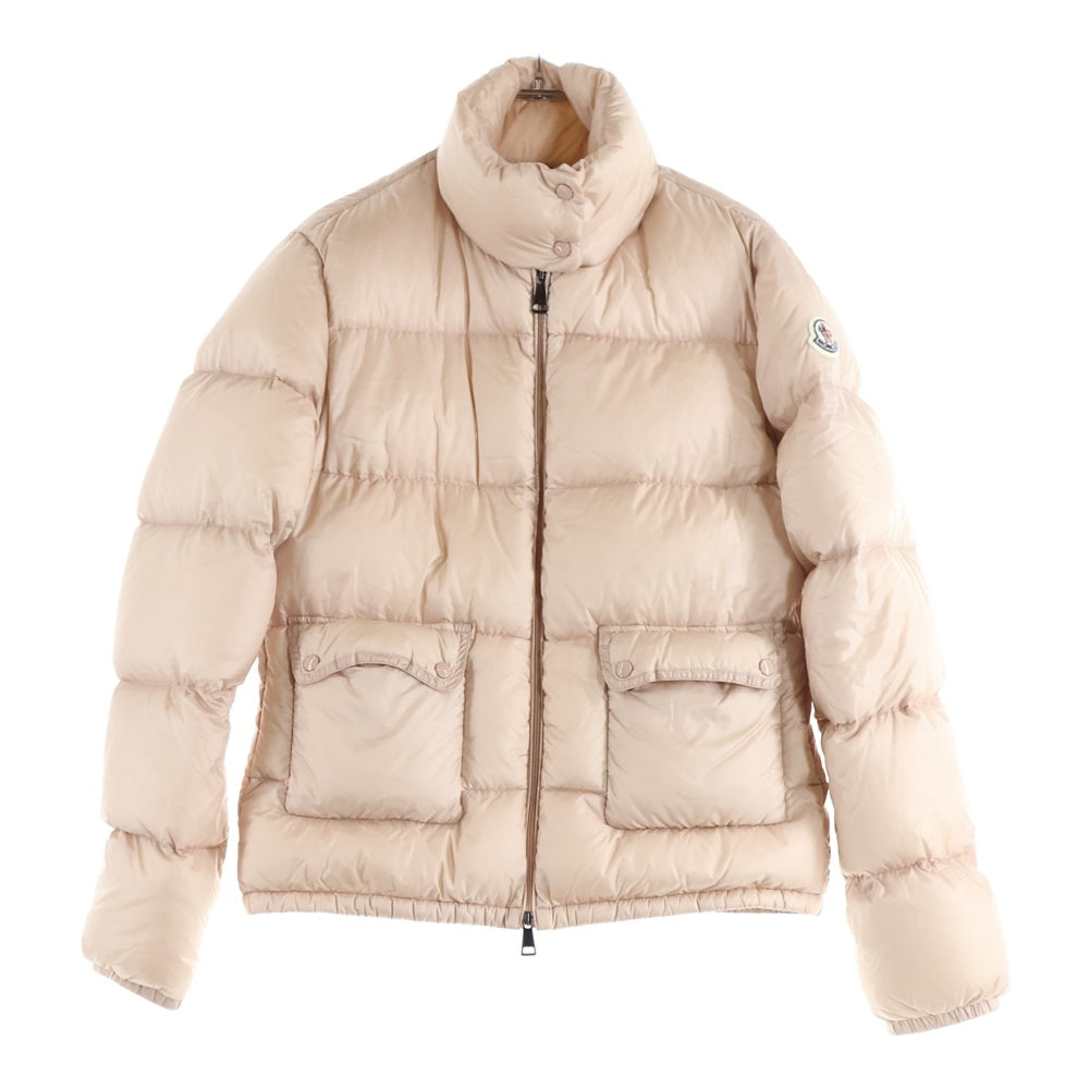 MONCLER(モンクレール) 20AW LANNIC ランニック ワッペンロゴ スタンドカラー ジップアップ ダウンジャケット ピンク レディース F20931A20200 C0229