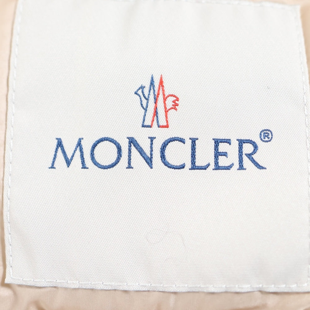 MONCLER(モンクレール) 20AW LANNIC ランニック ワッペンロゴ スタンドカラー ジップアップ ダウンジャケット ピンク レディース F20931A20200 C0229