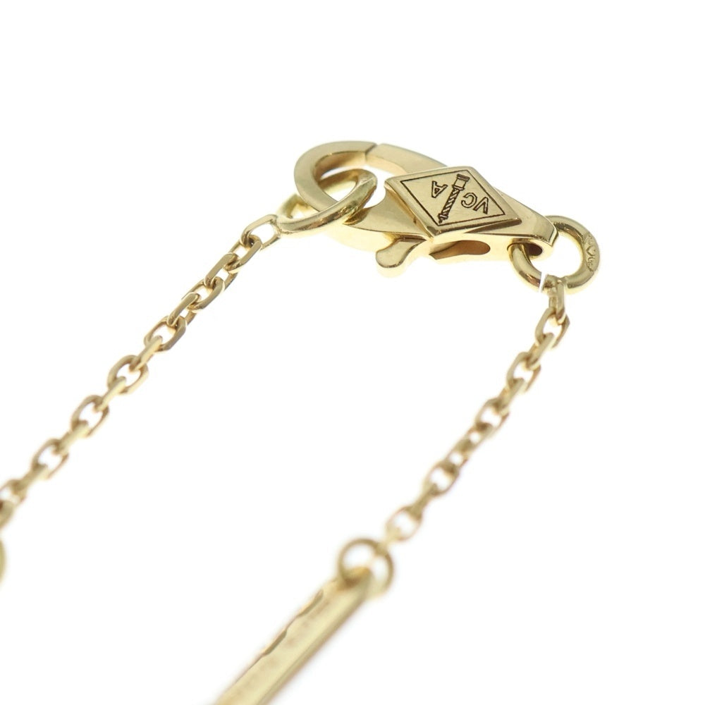 Van Cleef & Arpels(ヴァンクリーフアンドアーペル) スウィートアルハンブラ マザーオブパール ネックレス Au750 K18 YG イエローゴールド VCARF69100 レディース