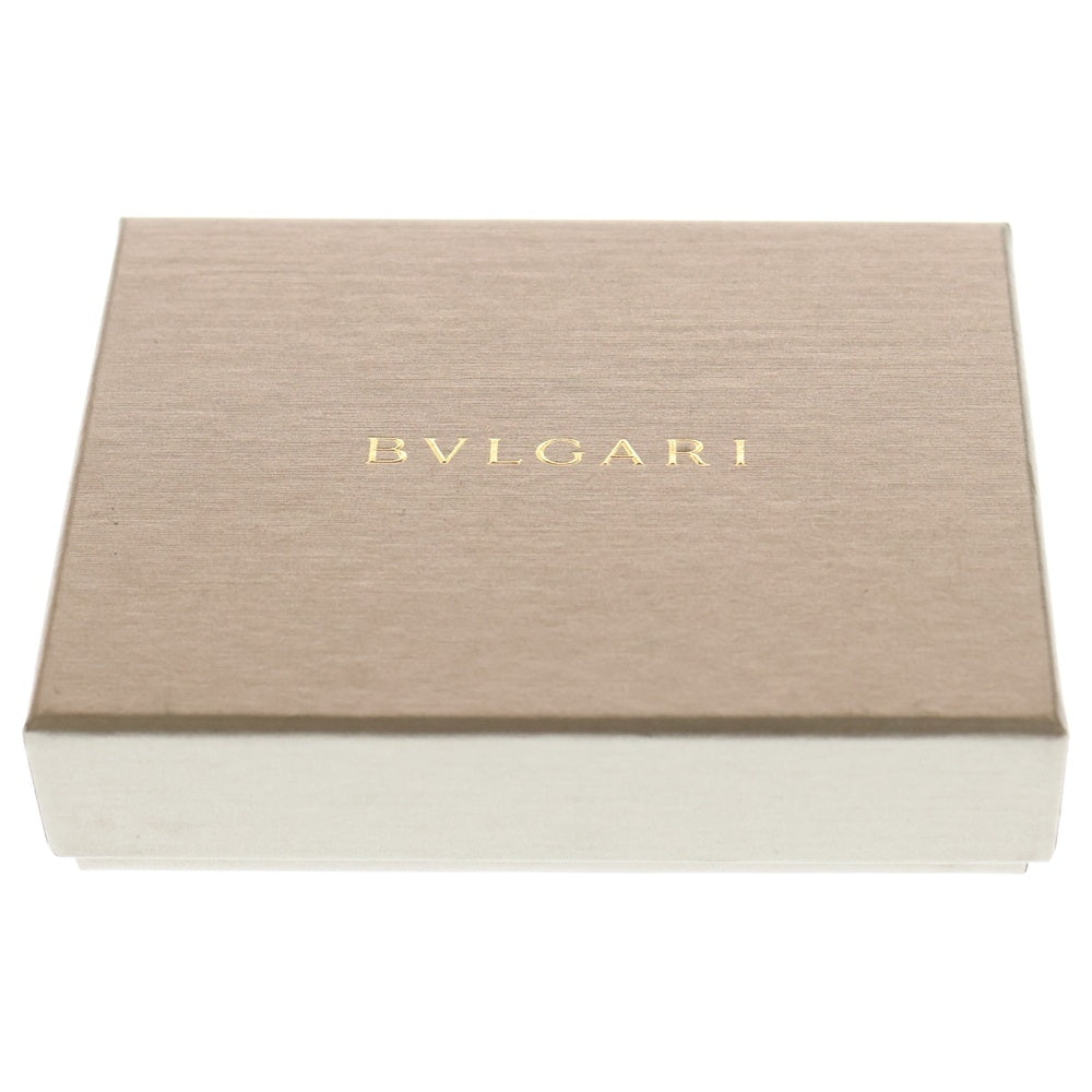 BVLGARI(ブルガリ) カードケース ピンク バイカラー レザー 名刺繍れ レディース