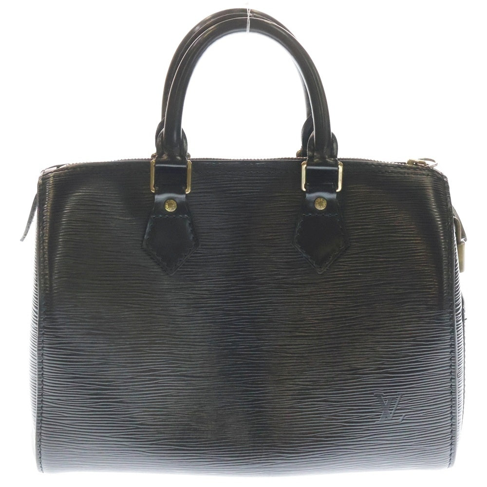 LOUIS VUITTON(ルイヴィトン) エピ スピーディ25 ハンドバッグ ミニボストンバッグ ブラック ノワール レザー M59032 ゴールド金具