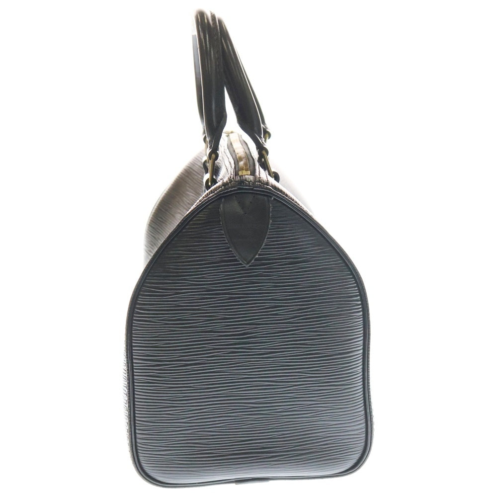 LOUIS VUITTON(ルイヴィトン) エピ スピーディ25 ハンドバッグ ミニボストンバッグ ブラック ノワール レザー M59032 ゴールド金具