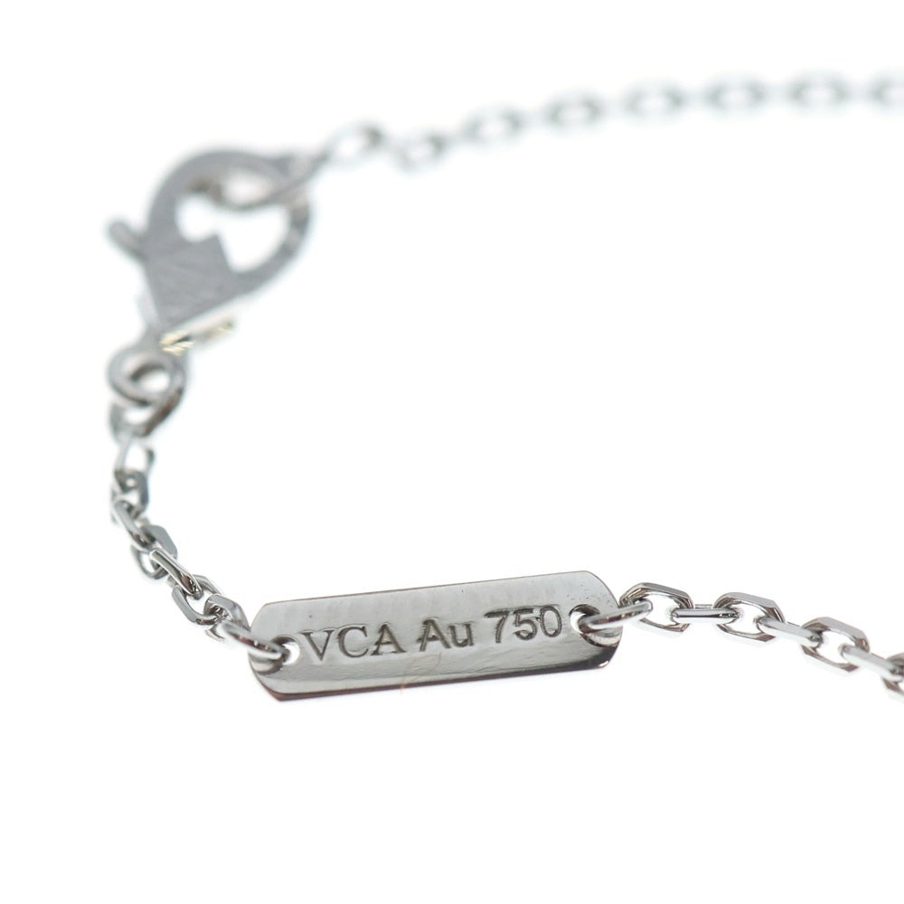 Van Cleef & Arpels(ヴァンクリーフアンドアーペル) ヴィンテージアルハンブラ ギョーシェ ネックレス ホワイトゴールド Au750WG VCARP9XG00 レディース