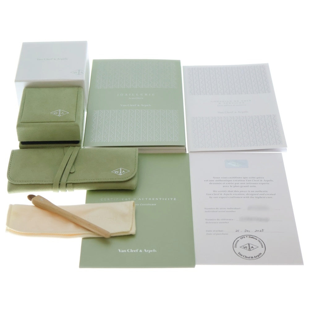 Van Cleef & Arpels(ヴァンクリーフアンドアーペル) ヴィンテージアルハンブラ ギョーシェ ネックレス ホワイトゴールド Au750WG VCARP9XG00 レディース