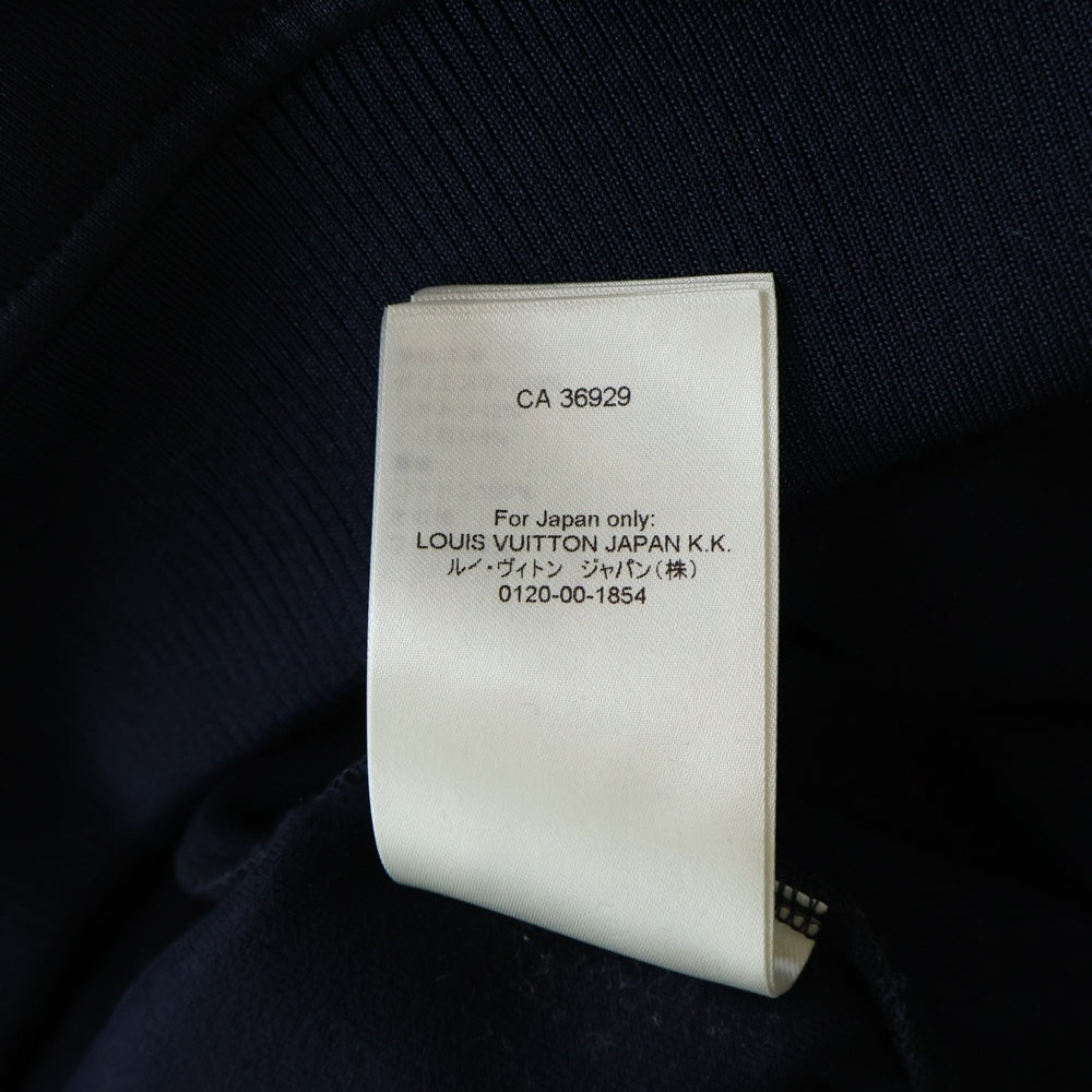 LOUIS VUITTON(ルイヴィトン) 24SS LVフラワーバンド エンブロイダード シグネチャー ロゴ刺繍 ジップアップ トラックジャケット ネイビー RM241MQ ZSC HQY45W