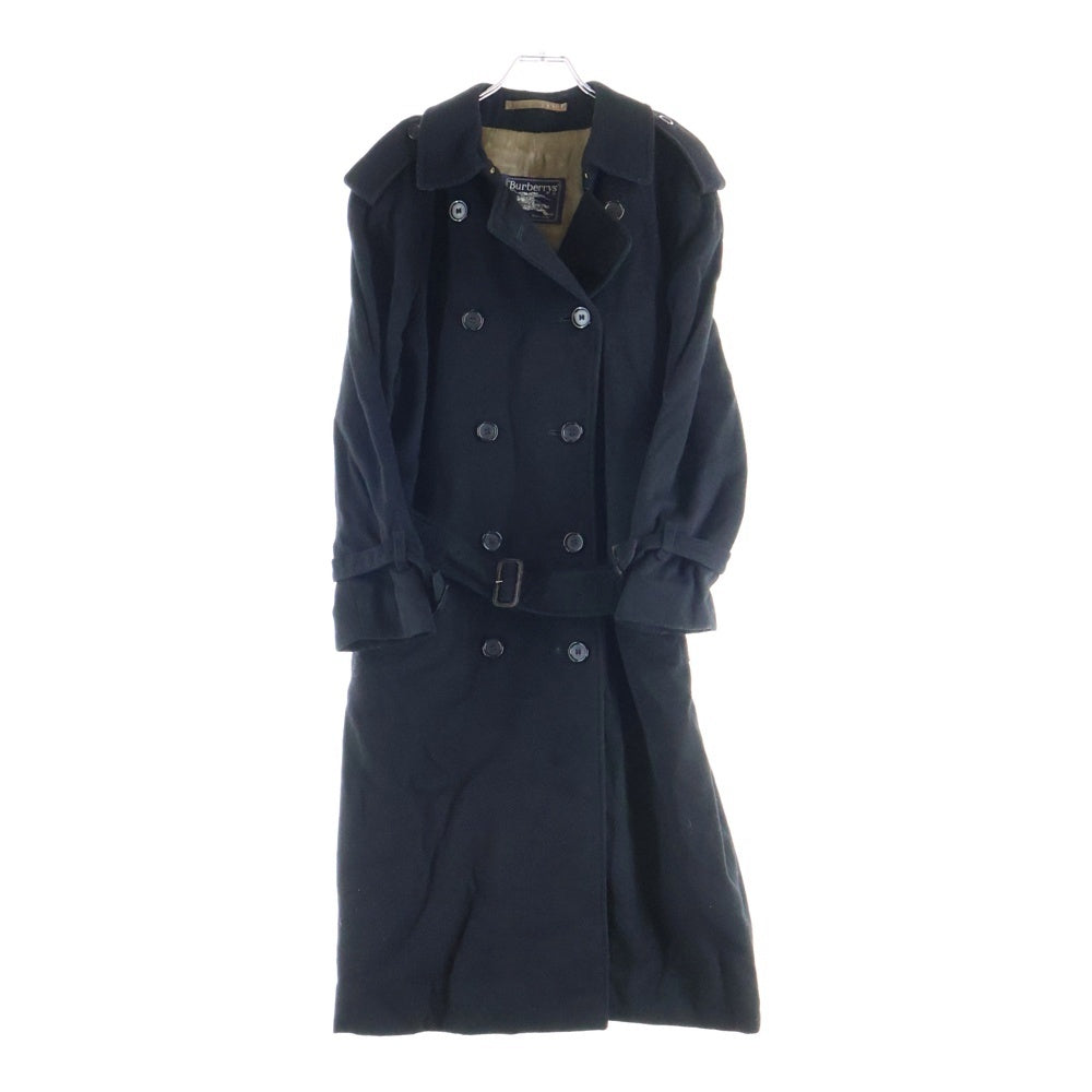 BURBERRY(バーバリー) ウール トレンチ コート ブラック レディース