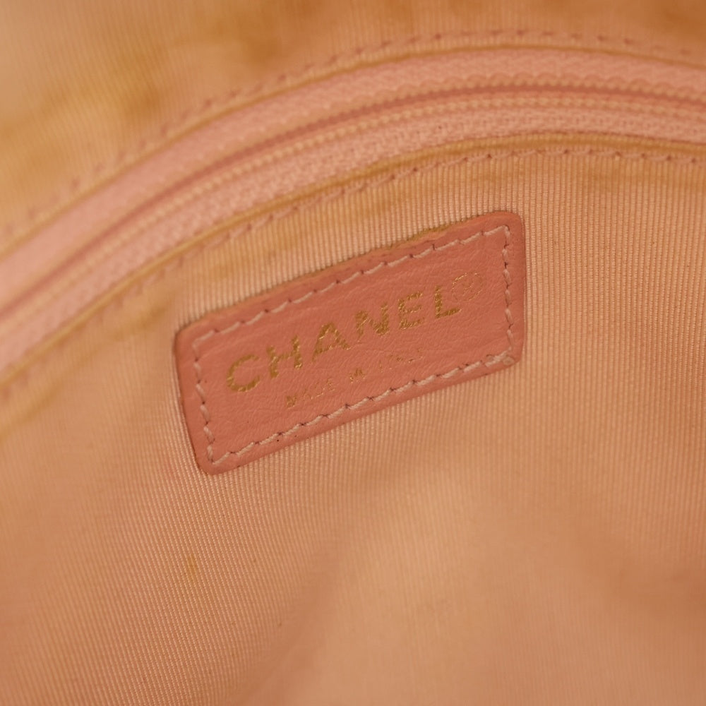 CHANEL(シャネル) マトラッセ ハンドバッグ ショルダーバッグ チェーントートバッグ ピンク キャビア ゴールド金具 レディース
