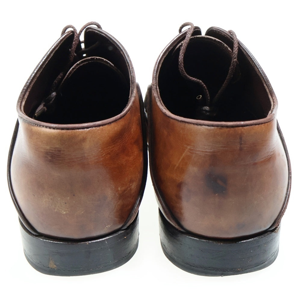 LOUIS VUITTON(ルイヴィトン) プレーントゥ レースアップ レザー ドレス ビジネス シューズ ブラウン MT0120