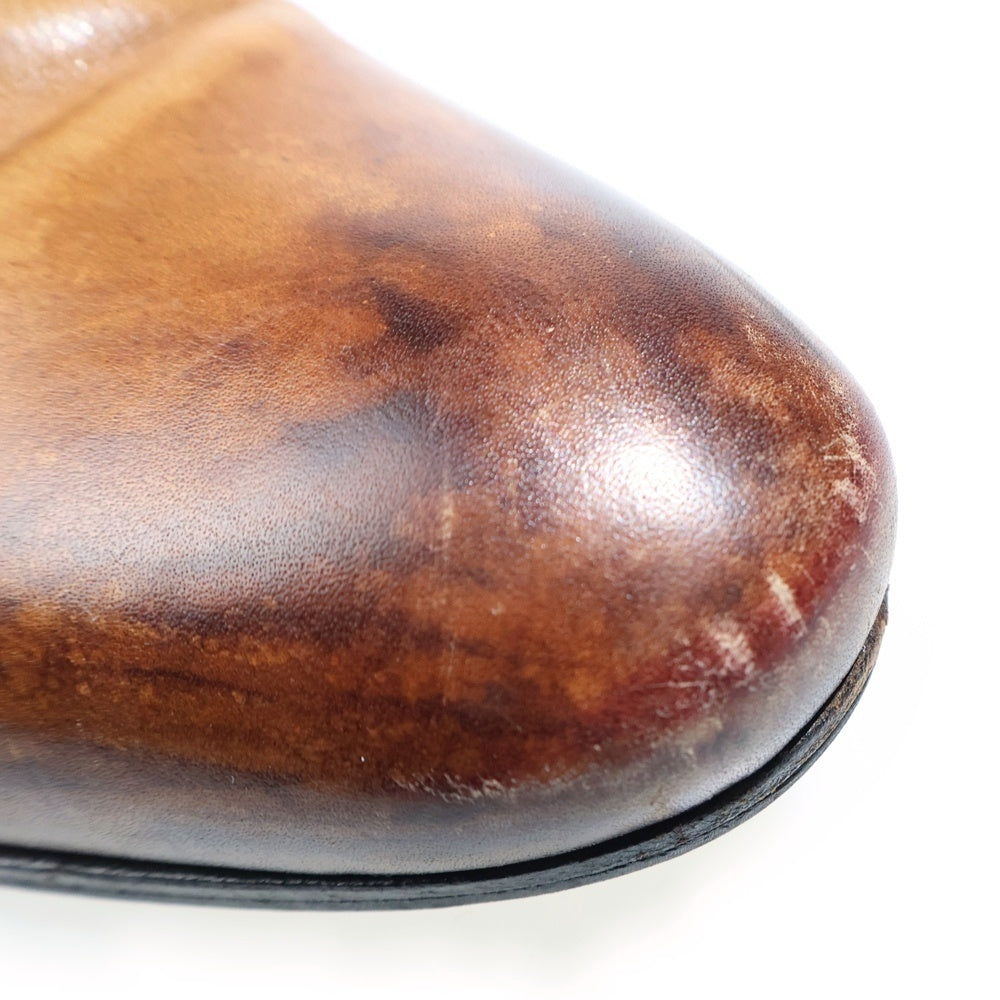 LOUIS VUITTON(ルイヴィトン) プレーントゥ レースアップ レザー ドレス ビジネス シューズ ブラウン MT0120