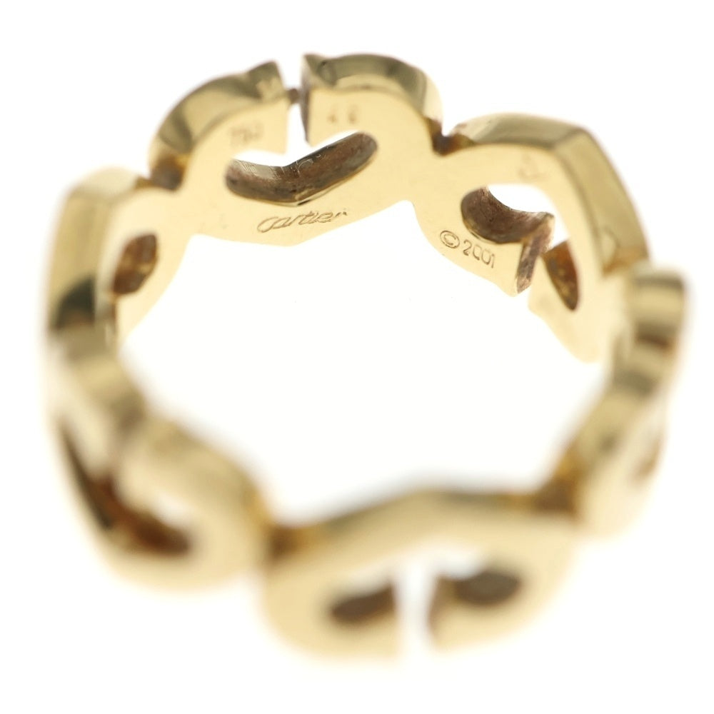 Cartier(カルティエ) Cハート リング Au750 K18 YG イエローゴールド 指輪 レディース