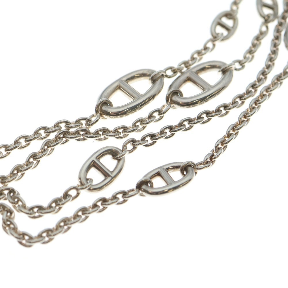 HERMES(エルメス) ファランドール シェーヌダンクル ネックレス ペンダント チェーン シルバー Sv925 98.7g